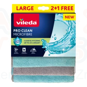 VILEDA Pro Clean mikroszálas törlőkendő 2+1 db